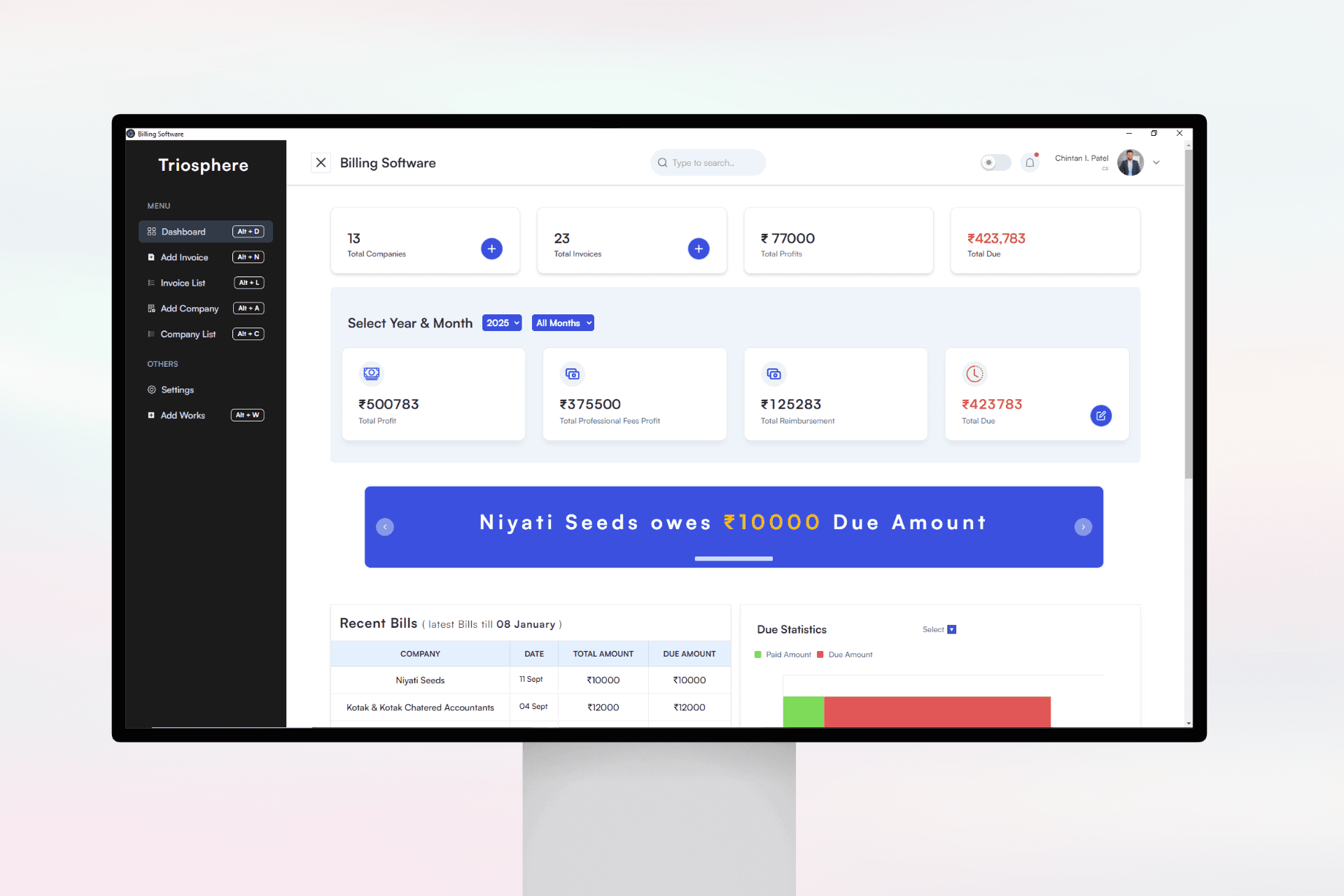 Custom Billing Software for CS